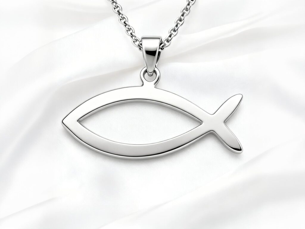 christian fish necklace