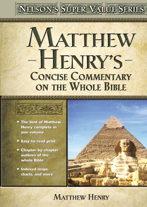 matthew henry's commentary