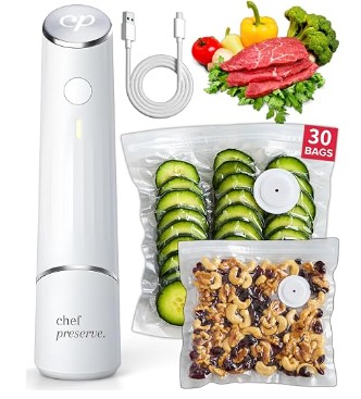 Compact Vacuum Sealer for Food