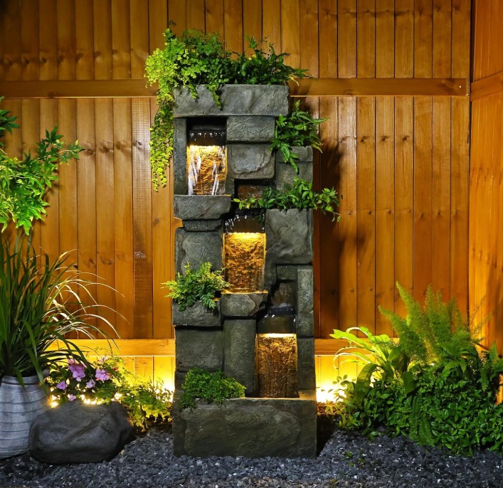 plant fountain