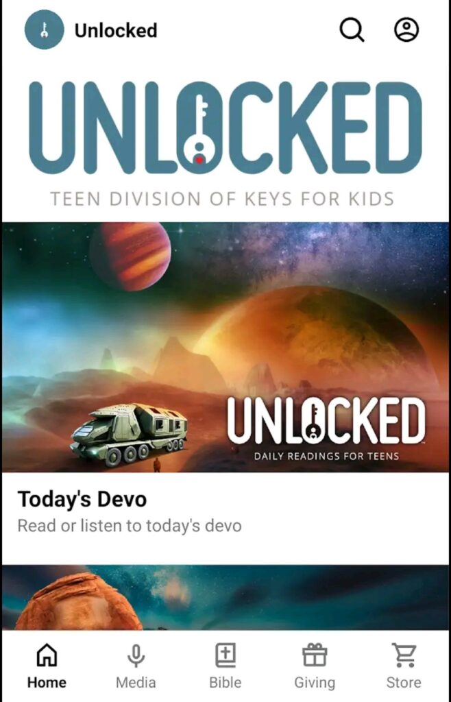 Unlocked Ministries; safe christian apps for teens