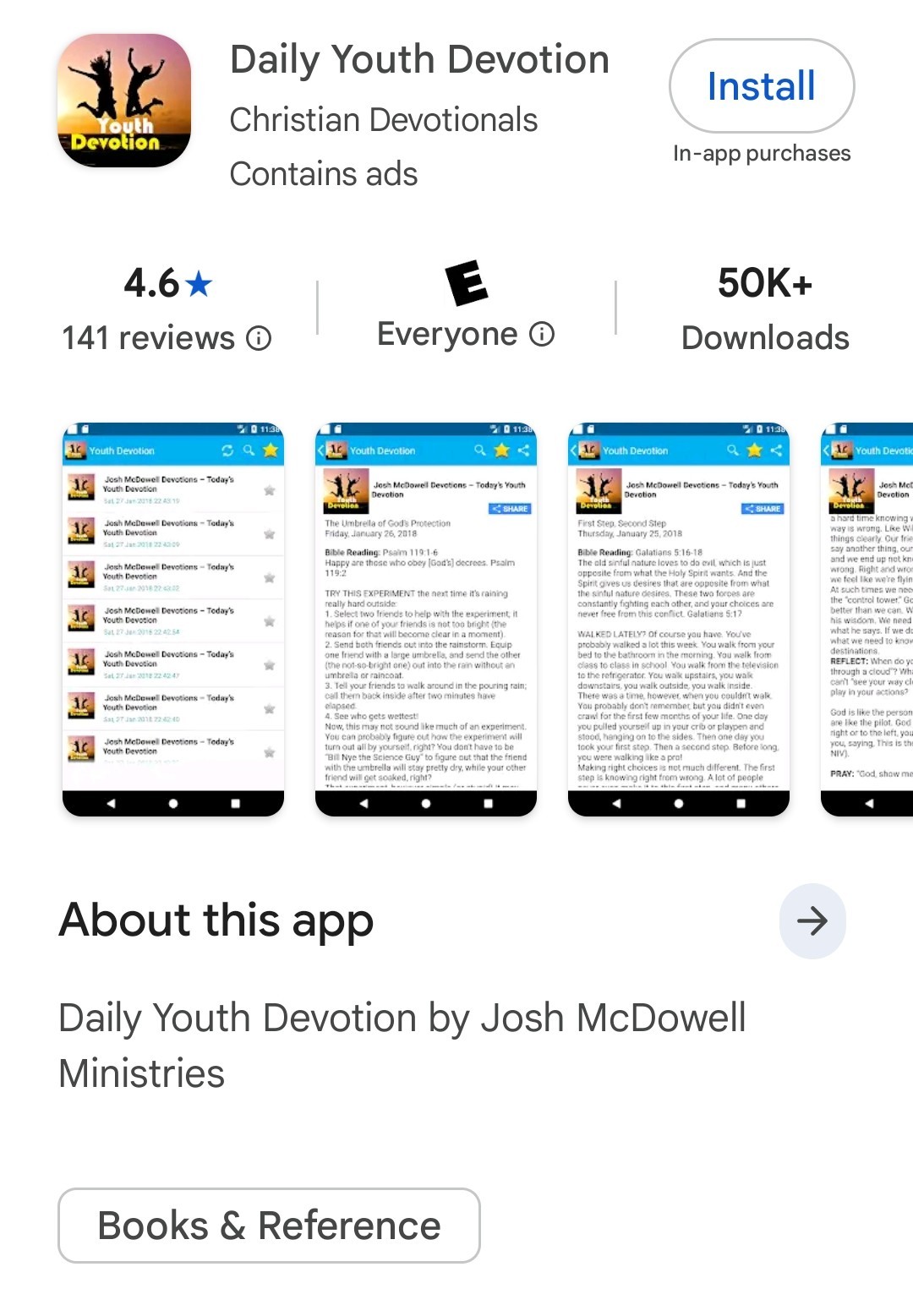 Youth Devotion; Josh McDowell; safe christian apps for teens