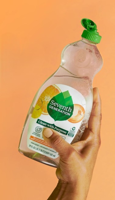 sensory-friendly cleaning products; Seventh Generation Dish Liquid Soap