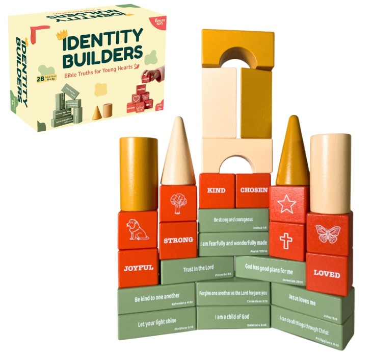 Toys and Activities That Encourage Learning; faith-based building blocks