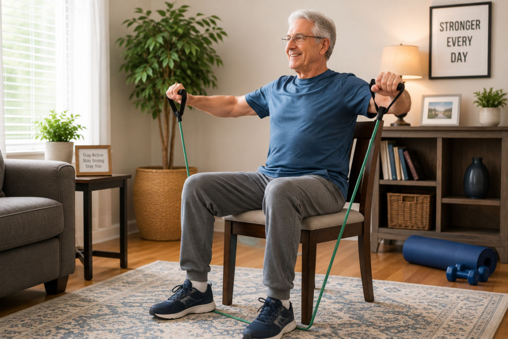Fitness Journeys for Seniors-gentle chair exercise