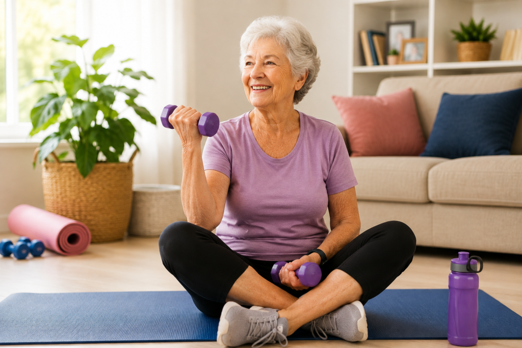 Fitness Journeys for Seniors-gentle floor exercise