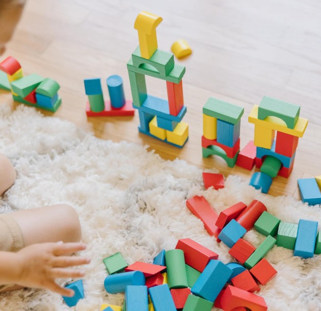 Melissa & Doug Wooden Building Blocks