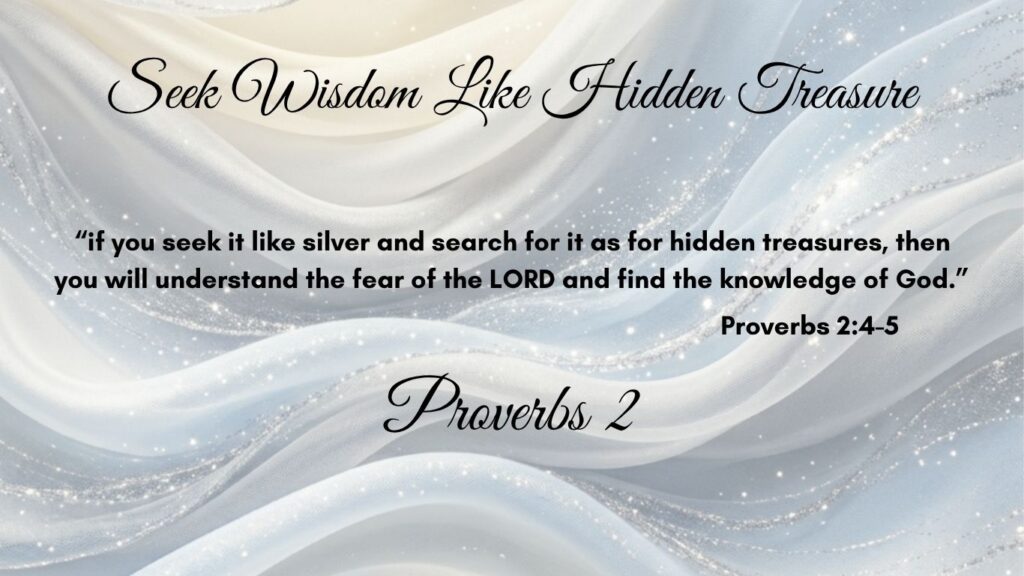 Proverbs 2_Seek Wisdom