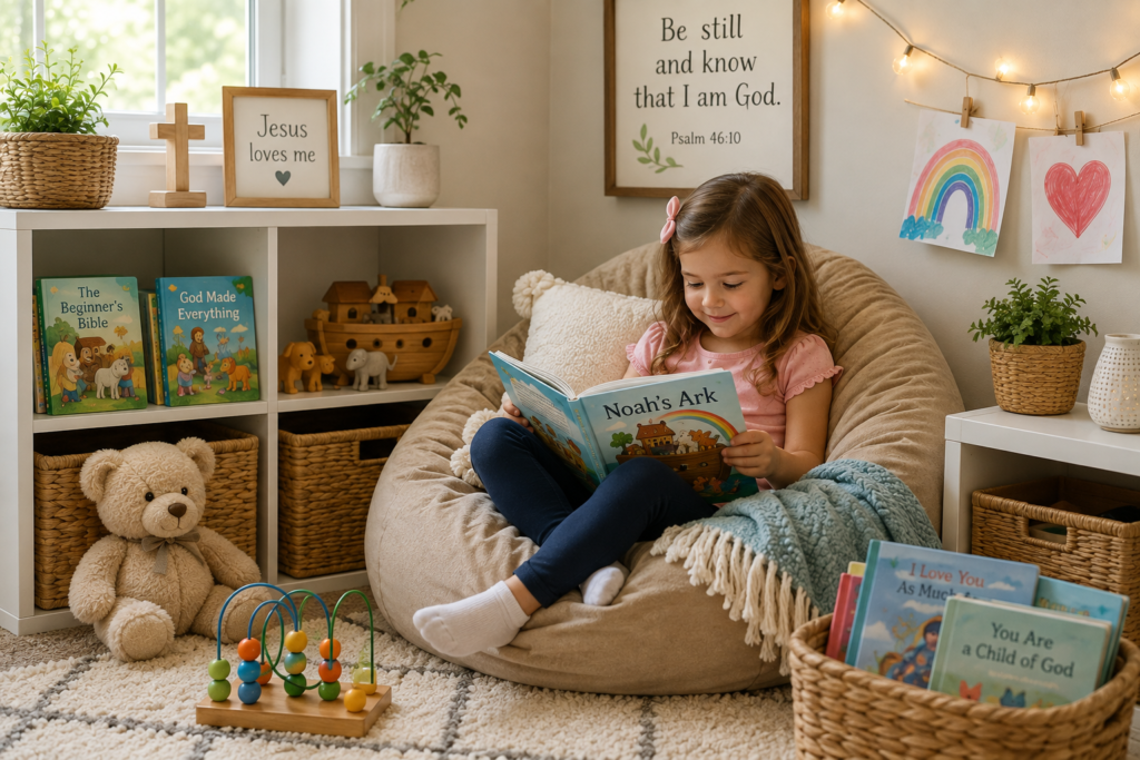 cozy reading nook
