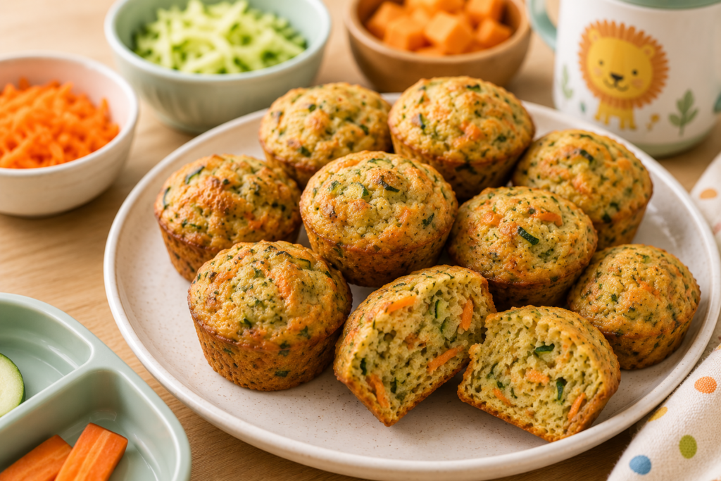 toddler-friendly recipes-veggie muffins