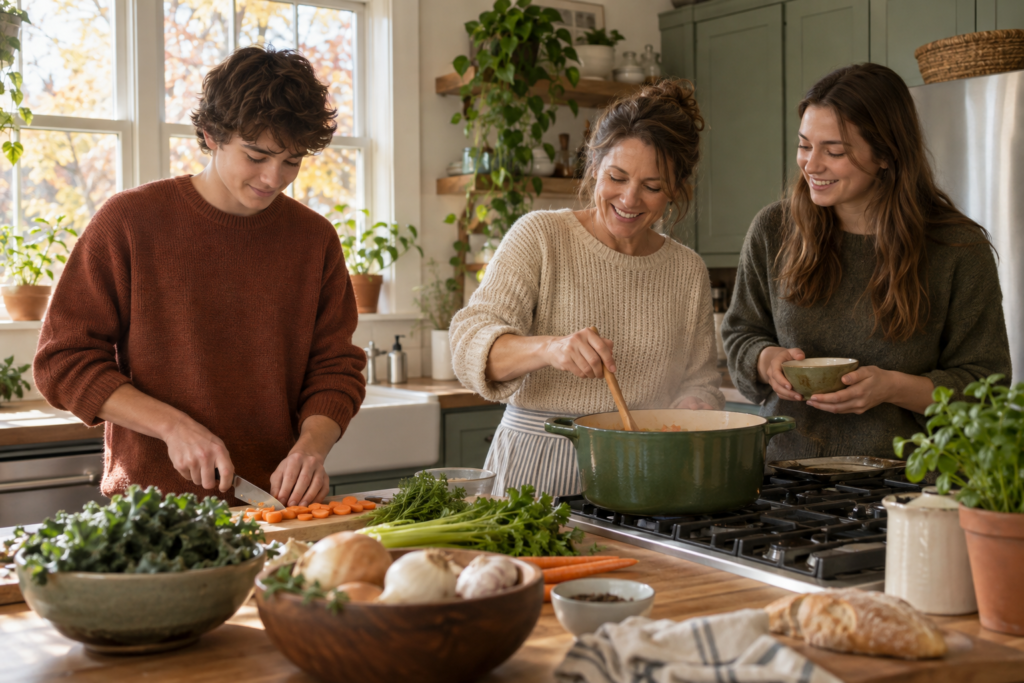 Family Traditions With Older Kids_meal time